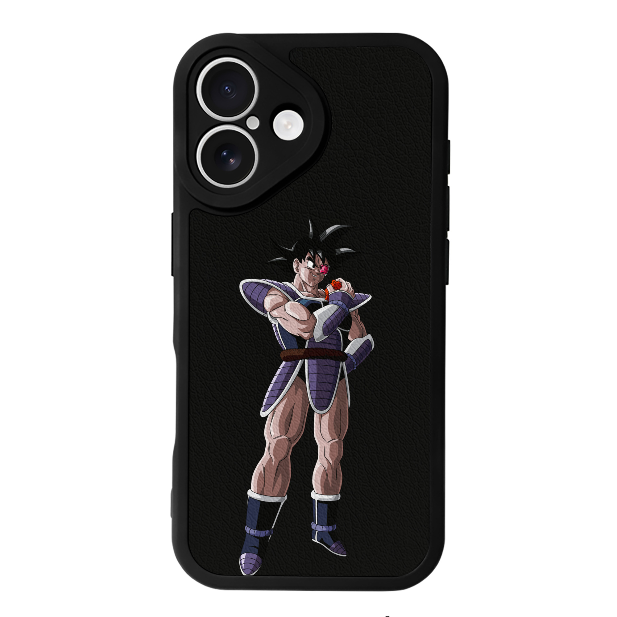 （画像用） ドラゴンボール 孫悟空（そん ごくう）Son Goku カカロット DRAGON BALL Kakarotto 【iPhone 16シリーズ対応】シリコンスマホケース（レザー調） 材質：シリコン